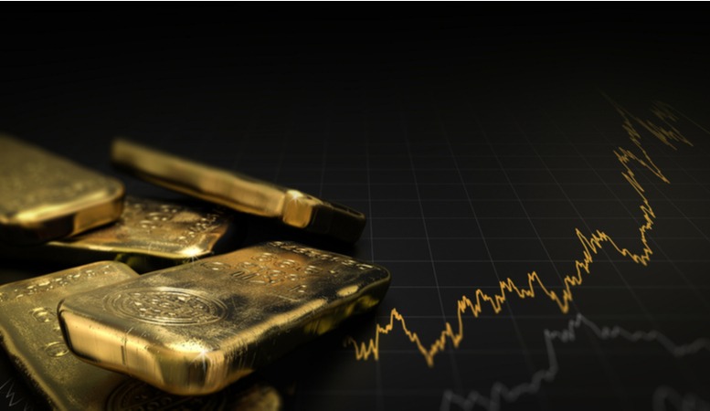 gold bars and gold market chart beside of it featured image