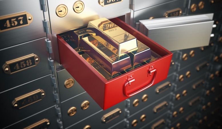 gold in the safety deposit box
