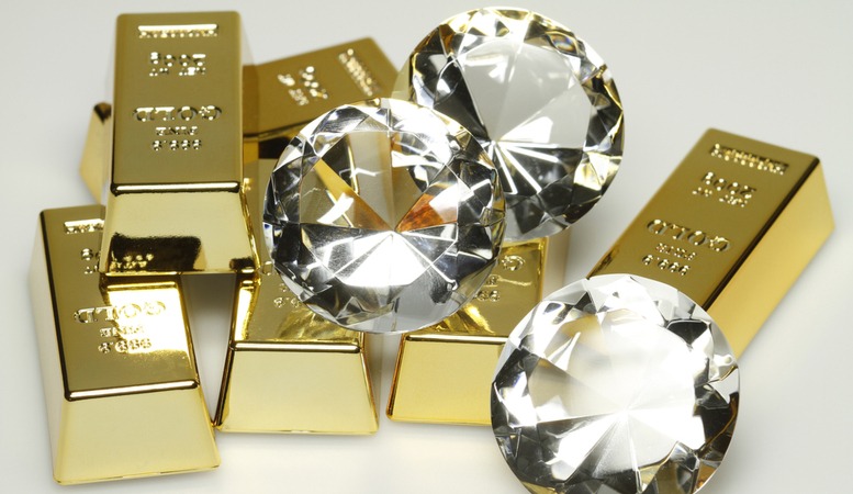 goldbars and diamonds featured images