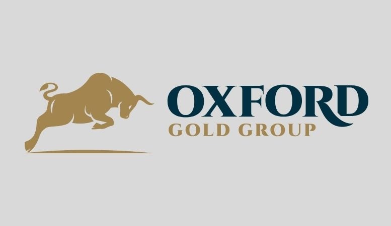 oxford gold group logo in gray background