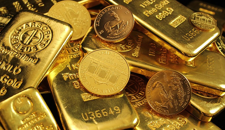 different gold coin and gold bar investment