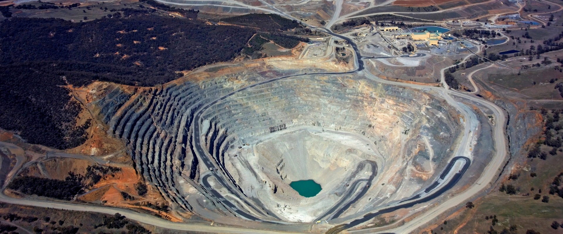 open pit gold mine