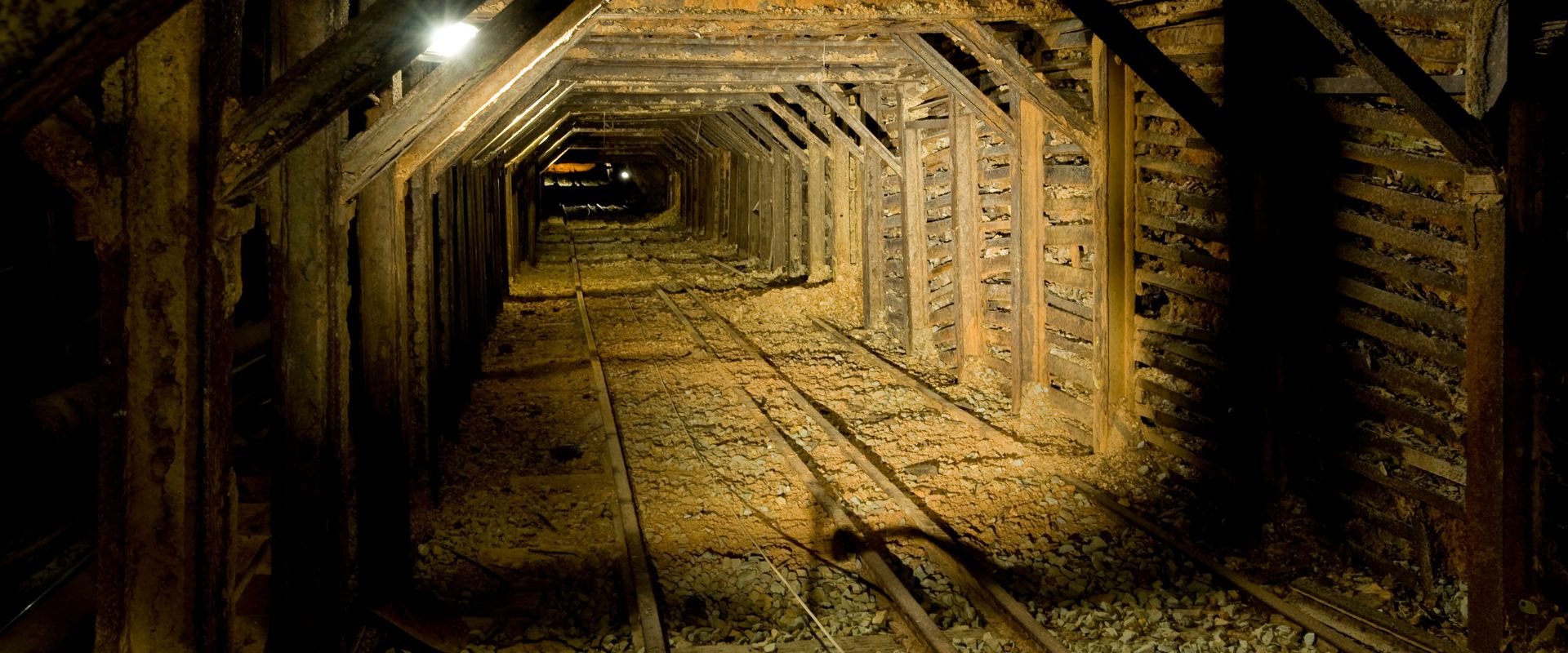 a gold mine shaft