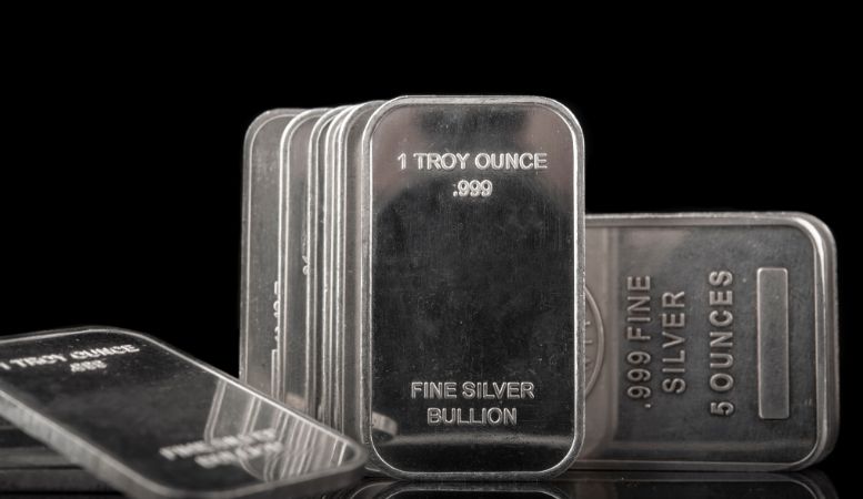 various sizes of fine silver bars